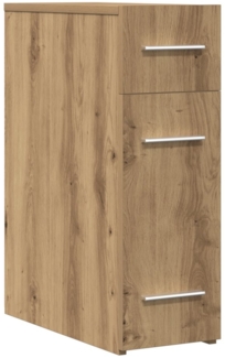 vidaXL Fächerschrank Apothekerschrank Artisan Eiche 20 x 45,5 x 60 cm Holzwerkstoff (1-St)