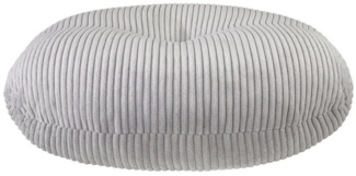 XDREAM Pouf rundes Bodensitzkissen, Meditationskissen, Sitzhocker, Fußhocker (1-St), vielseitig verwenbar, modernes Korddesign