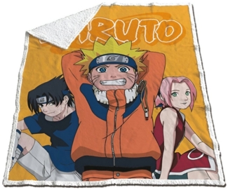 Wohndecke Anime Naruto Shippuden Coral Decke warme Kuscheldecke 120x150 cm, Naruto