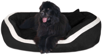 PEPPER SOFT Orthopädisches Hundesofa - 135x100cm, 03 Schwarz