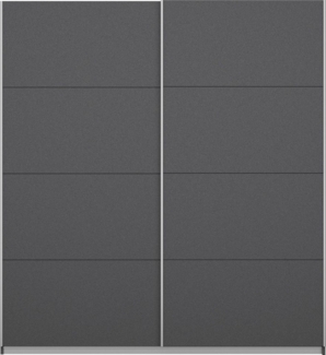 OTTO home Schwebetürenschrank Kleiderschrank Schrank Garderobe Schlafzimmerschrank THANOS (in 3 verschiedenen Ausstattungen BASIC/CLASSIC/PREMIUM) Optional mit Spiegel, Metall-Griffleisten alufarben MADE IN GERMANY