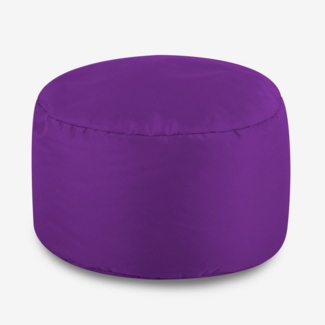 Bean Bag Bazaar Sitzpuff, Wasserabweisend, Fußhocker XL Sitzpouf Outdoor, Puff Hocker Groß, Sitzsack Hocker, Sitzkissen