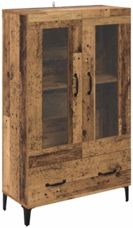 vidaXL Highboard Altholz 70 x 31 x 115 cm Verbundholz und Eisen 880860