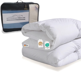 Winter Außensteg Bettdecke Daunendecke 1390g premium Daunen 155x220