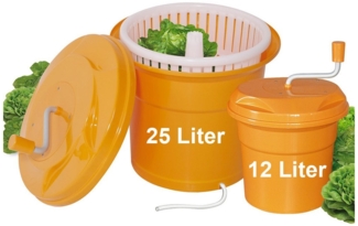 BRB-Lagertechnik Salatschleuder Salatschleuder für extra trockenen Salat, Hochwertiger, lebensmittelneutraler Kunststoff