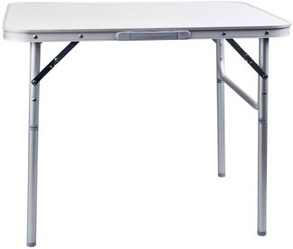Spetebo Klapptisch Universal Campingtisch 75x55 cm höhenverstellbar (Campingtisch, 1-St, Klapptisch), Klappbarer und höhenverstellbarer Universaltisch 75 x 55 cm
