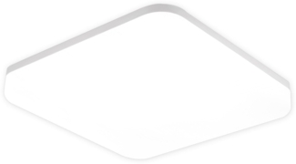 ZMH LED Deckenleuchte 22CM quadratisch Badezimmerlampe IP54 18W weiß 5000K