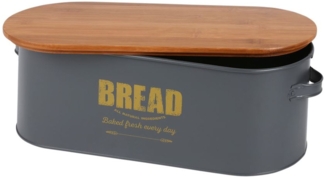 Brotkasten Bread Brotkorb Brotbehälter Brotkiste Aufbewahrungsbox 46x16x18cm