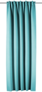 Neusser Collection Verdunklungsschal mit Gardinenband eisblau 135x245 cm