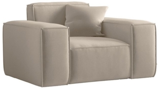 Sessel Designersessel CELES PREMIUM in Stoff Opera Velvet Beige
