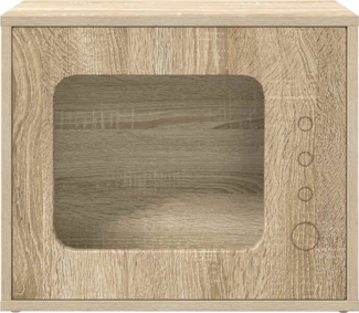 vidaXL Katzenhaus Sonoma 51 x 30 x 42 cm Holzwerkstoff 8000646