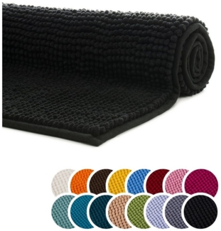 liebling Badematte Badteppich, Fußbodenheizung geeignet, in 3 Größen, Polyester, rechteckig, Antirutsch-Beschichtung, starke Saugfähigkeit, Öko-Tex zertifiziert