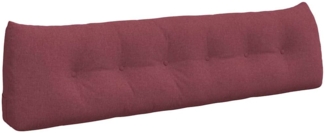 vidaXL Rücken Kissen Weinrot 180 x 24 x 50 cm Stoff 42014560