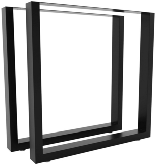 TPFLiving Tischbein Venix, Maße (TxLxH): 40 x 8 x 43cm