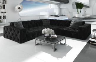 Sofa Dreams Ecksofa Stoff Sofa Polsterecksofa Menorca L Form Eckcouch Samtsofa Stoffsofa, Loungesofa