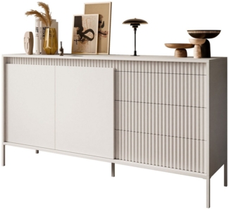 Lookway Kommode YASUMI 2D3S mit 2 Türen und 3 Schubladen (1x Kommode), Breite, 153,5 cm