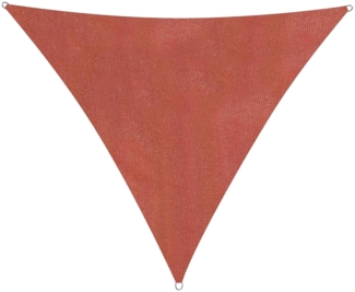 Lumaland Sonnensegel Dreieck 3 x 3 x 3 Meter Terracotta