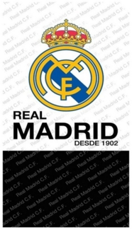 Real Madrid Badehandtuch – Weiches & saugstarkes Mikrofaser-Strandtuch 140x70 cm