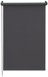 Sekey Verdunklungsrollo ohne Bohren Klemmfix 105 cm breit, Seitenzugrollo Hitzeschutz Sichtschutz und Sonnenschutz Wandmontage Deckenmontage Klemmrollo für Fenster & Tür, 105 x 150cm, Grau