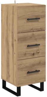 vidaXL Sideboard Artisan-Eiche 34,5 x 34 x 90 cm Holzwerkstoff 881586