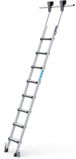 Zarges Regalleiter fahrbar Comfortstep Trec LH 8 Stufen