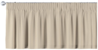 Dekoria Vorhang mit Kräuselband 130 x 40 cm, Cotton Panama