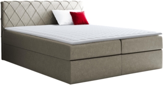 Boxspringbett Brasil, Natur, 160x200 cm