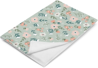 DECALVIBES Tagesdecke Kuscheldecke Happy Flower Meadow - 152 x 203 cm