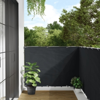 vidaXL Balkon-Sichtschutz Anthrazit 600x120 cm PVC 4005487