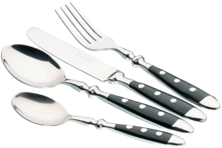 Esmeyer Besteckset NOSTALGIE silber, schwarz 1 Set = 24 St.