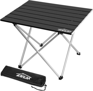 Klappbarer Campingtisch Aluminium Strand Picknick Faltbar mit Tragetasche