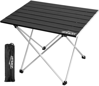 Klappbarer Campingtisch Aluminium Strand Picknick Faltbar mit Tragetasche
