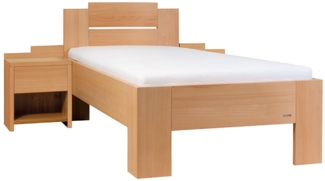 Einzelbett Gardo geölt aus Buche 100 x 200 cm
