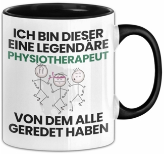 Trendation Tasse Physiotherapeut Geschenk Tasse Lustige Geschenkidee Geburtstag für Phy