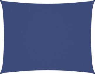 vidaXL Sonnensegel Oxford-Gewebe Rechteckig 5x6 m Blau 135549