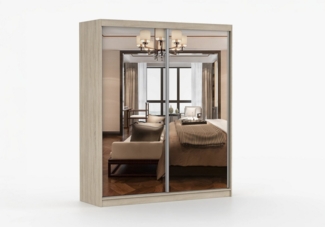 imoebel24 Schwebetürenschrank MULTI 20 183 cm - Sonoma