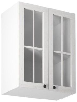 ROYAL24_MARKT Glashängeschrank - Moderne Glasregale für Ihre Wand (Glashängeschrank, 1-St, Provence G60S) Top Qualität - Modernes Design - Feinste Materialien.