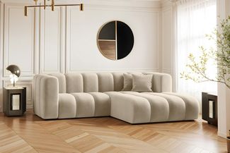 Kaiser Möbel Ecksofa L-form Sofa Grand Modular Stoff Haga und Salvador, Große Auswahl an Farben, moderner Stil, modular