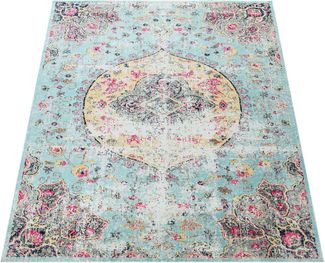 Paco Home Läufer Artigo 401, rechteckig, Höhe: 4 mm, Teppich-Läufer, Orient-Optik, Vintage Design, Outdoor geeignet