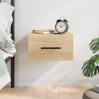 vidaXL Wand-Nachttisch Sonoma-Eiche 35x35x20 cm 829874