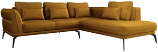 Ecksofa Bakira (Farbe: Monolith 48, Seite: Rechts 2R-OT)