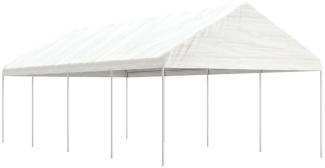 vidaXL Pavillon mit Dach Weiß 8,92x4,08x3,22 m Polyethylen 3155512