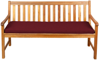 Gutekissen® Sitzkissen für Bank, Gartenschaukeln, Sitz, glatt. FK5 (200x30x5, Bordeaux)