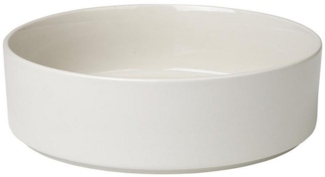 blomus Pilar Schale, Moonbeam, Keramik, H 8 cm, Ø 27 cm, 63698