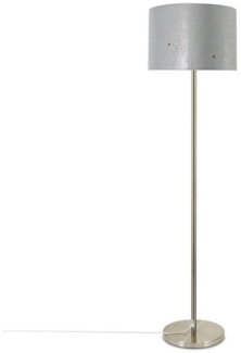 ZMH Stehlampe Modern Stehleuchte aus Stoff E27 Fassung Wohnzimmer, Hochwertiges Material, LED wechselbar