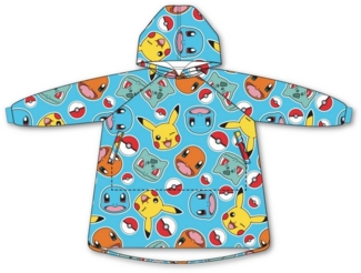 Kinderdecke Pokémon Kapuzen-Fleecedecke, Pikachu, MTOnlinehandel, perfekte Geschenkidee für Mädchen und Jungen