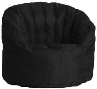 Dmora Sessel Allos, Gepolsterter Sitz, Einzelsofa im Wohnzimmer, Stuhl mit Armlehnen, Made in Italy, 80x80 h80 cm, Schwarz