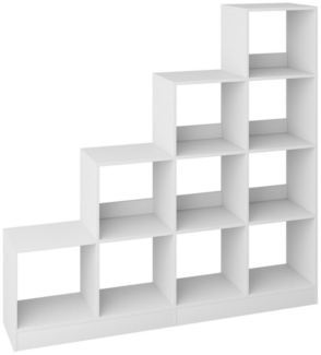 HZUANERI Bücherregal mit 10 Würfeln, Display-Veranstalter, für Wohnzimmer, Office, Schlafzimmer