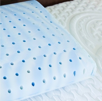 scarnatti Kopfkissen Dreamaer Silver Visco Gel Memory Foam Pillow - Druckentlastung, Seitenschläfer, Bauchschläfer, Rückenschläfer, Set, Removable Cover, Ergonomic Comfort, Aloe Vera-Infused Premium Cover, 40x60x14cm