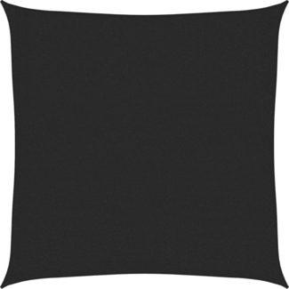 vidaXL Sonnensegel 160 g/m² Schwarz 3x3 m HDPE 311714